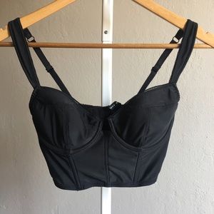 SOLD! Black Bustier Top